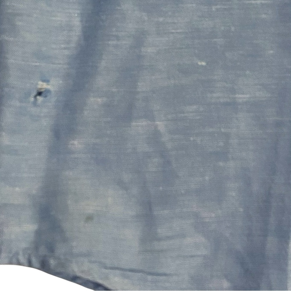 Artistry in Motion Men’s Short Sleeve Pastel Blue Button Doen Shirt L - Picture 6 of 9